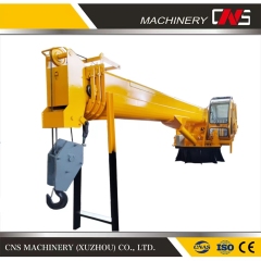 360 Degree 16 Ton Fish Marine Crane Ship Electric Hydraulic Telescopic Boom Ship Deck Crane for Sale