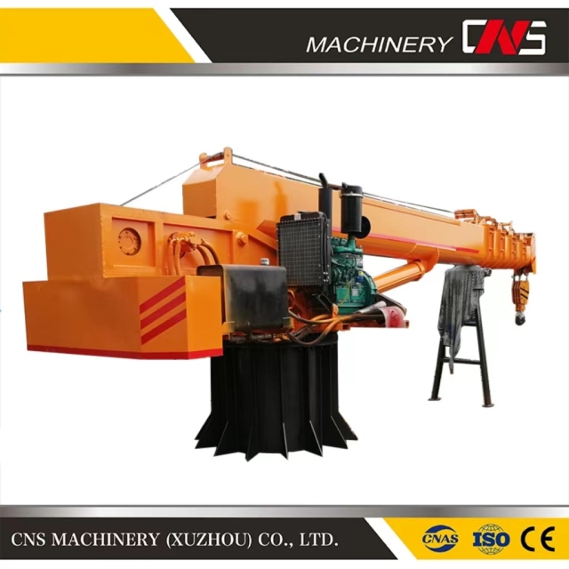 Heavy Capacity New 16 Ton Marine Ship Use Deck Crane Telescopic Boom Hydraulic Marine Crane with Good Discount