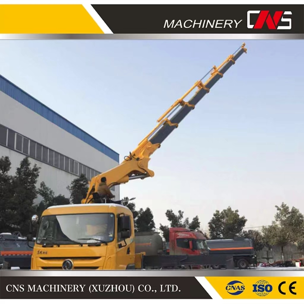 5 Ton China Hydraulic Mobile Small Mini New Knuckle Folding Boom Lorry Truck Mounted Crane Manufacturer for Sale