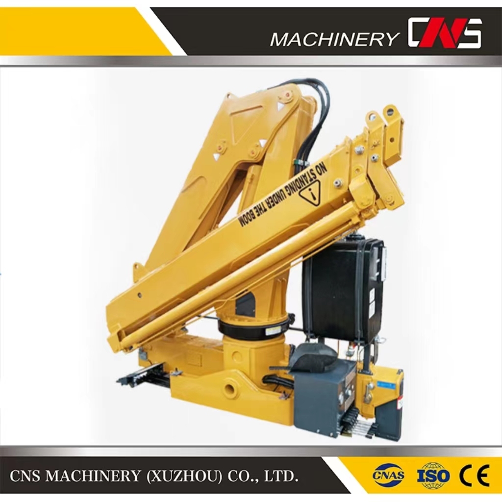 High Quality 5 Ton Knuckle Boom Truck Mounted Crane Hydraulic Folding Arm Truck Bed Lift Crane for Hot Sale