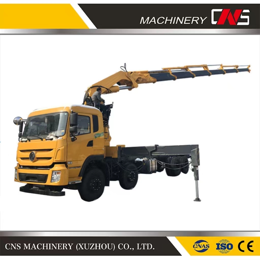 High Quality Construction Machinery Folding Arm Truck Mounted Crane Mini 5 Ton Hydraulic Knuckle Boom Crane for Sale