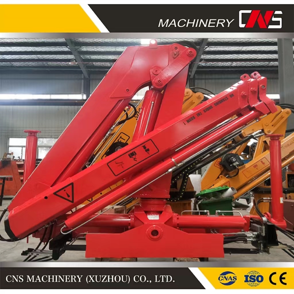 Popular Folding Arm Mobile Crane Mini 5 Ton Knuckle Boom Lorry Truck Mounted Crane Factory Price Hot Sale