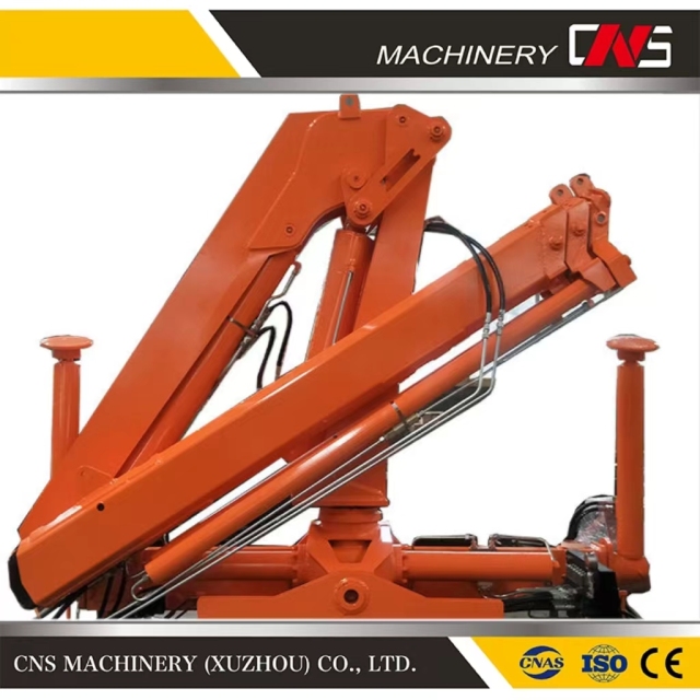 CE Certificate Hydraulic Knuckle Boom Mini Truck Mounted Crane 5 Ton High Quality Folding Arm Lifting Mobile Crane