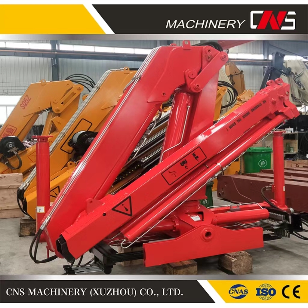 Popular Folding Arm Mobile Crane Mini 5 Ton Knuckle Boom Lorry Truck Mounted Crane Factory Price Hot Sale