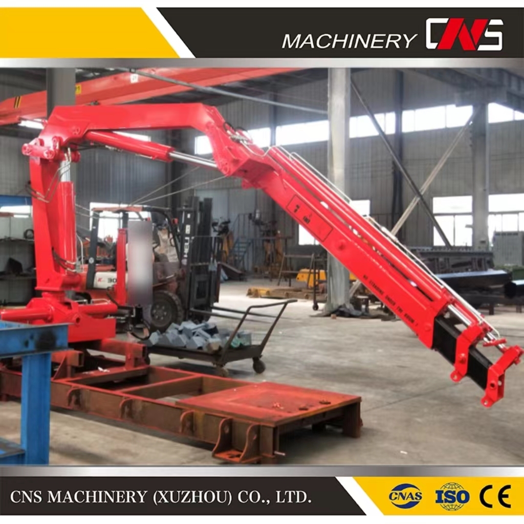 CE Certificate China New 5 Ton Knuckle Boom Mobile Crane Folding Arm Hydraulic Truck Mounted Crane