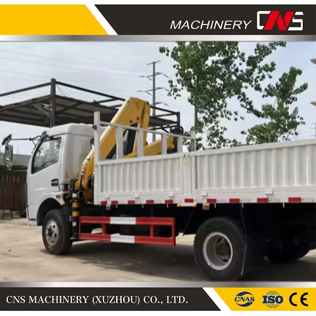 China Brand New Hydraulic Knuckle Boom Truck Mounted Crane Articulated Truck Lift Hydraulic Arm Mobile Crane