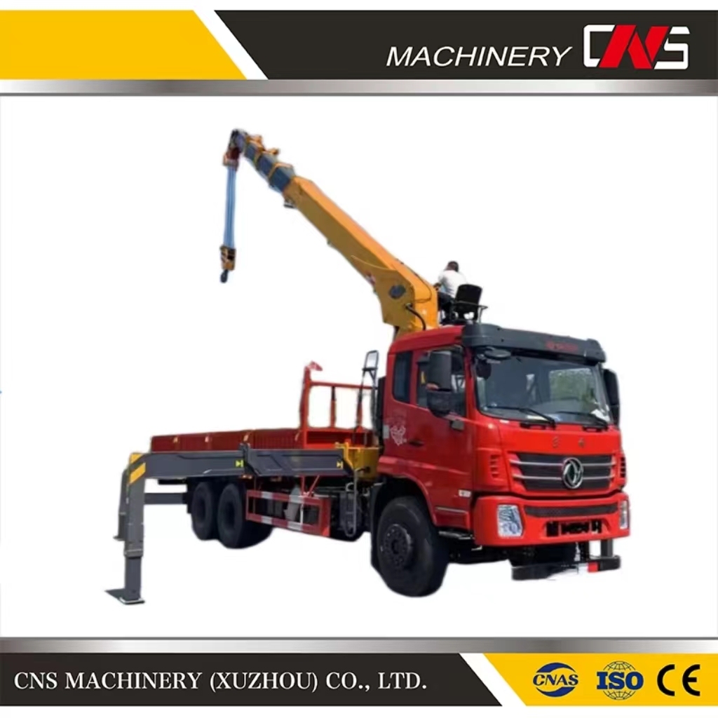 High Quality 16 Ton Telescopic Boom Truck Crane Factory Sale Folding Arm Truck Mounted Crane for Construction