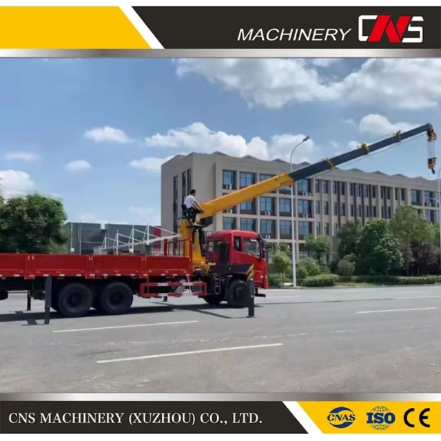 High Quality 16 Ton Telescopic Boom Truck Crane Factory Sale Folding Arm Truck Mounted Crane for Construction