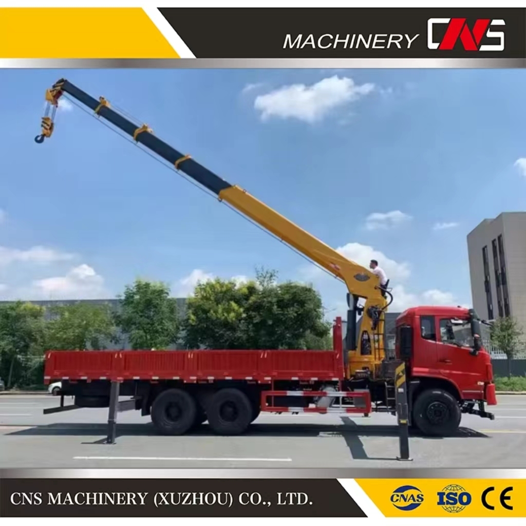 High Quality 16 Ton Telescopic Boom Truck Crane Factory Sale Folding Arm Truck Mounted Crane for Construction