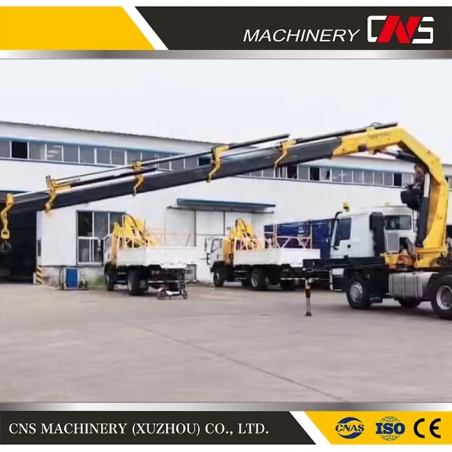 Factory Price 16 Ton Knuckle Boom Truck Mounted Crane Folding Arm Mobile Crane with Good Quality and China Brand