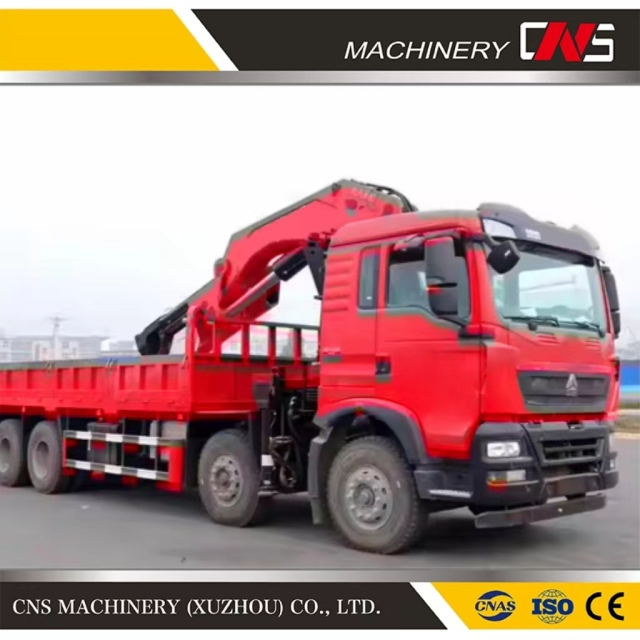 Good Quality 8 Ton High Lifting Capacity Hydraulic Knuckle Boom Cargo Truck Crane Folding Arm Mobile Crane