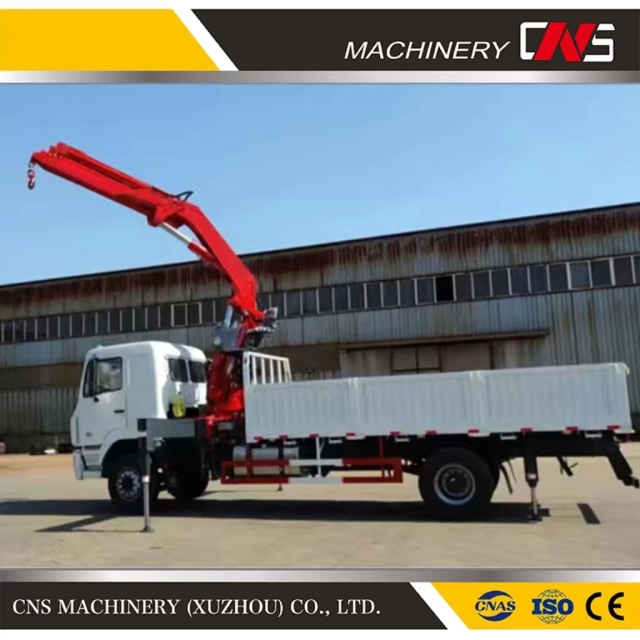 Cheap Price Cargo Truck Knuckle Boom Truck Crane 12 Tons Hydraulic Folding Arm Crane Heavy Duty Truck Mounted Cranes