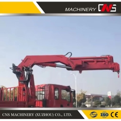 12 Ton Knuckle Boom Truck Mounted Crane Construction Machinery High Load Capacity Folding Arm Truck Crane