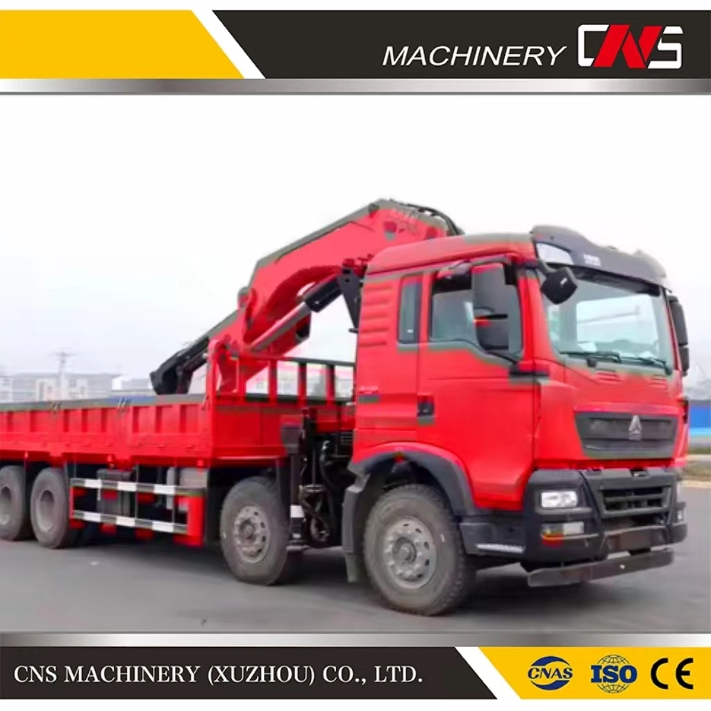 Customization 8 Ton Hydraulic Knuckle Boom Truck Mounted Crane High Quality Folding Arm Mobile Truck Crane