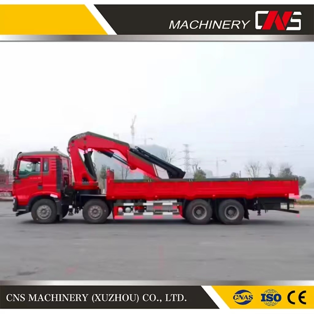 Customization 8 Ton Hydraulic Knuckle Boom Truck Mounted Crane High Quality Folding Arm Mobile Truck Crane