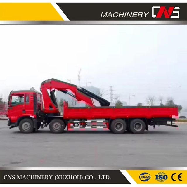 Customization 8 Ton Hydraulic Knuckle Boom Truck Mounted Crane High Quality Folding Arm Mobile Truck Crane