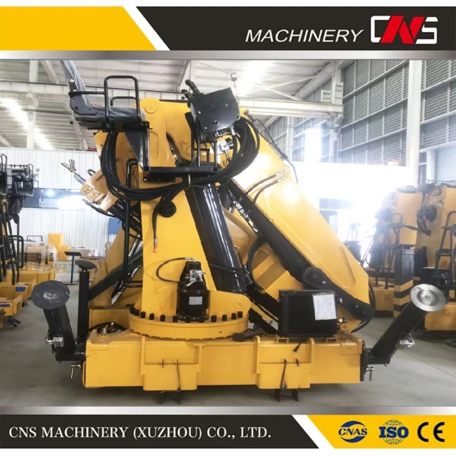 Hydraulic Folding Arm Lifting Machine Remote Control 10 Ton Hydraulic Lifting Knuckle Boom Installation Truck Crane