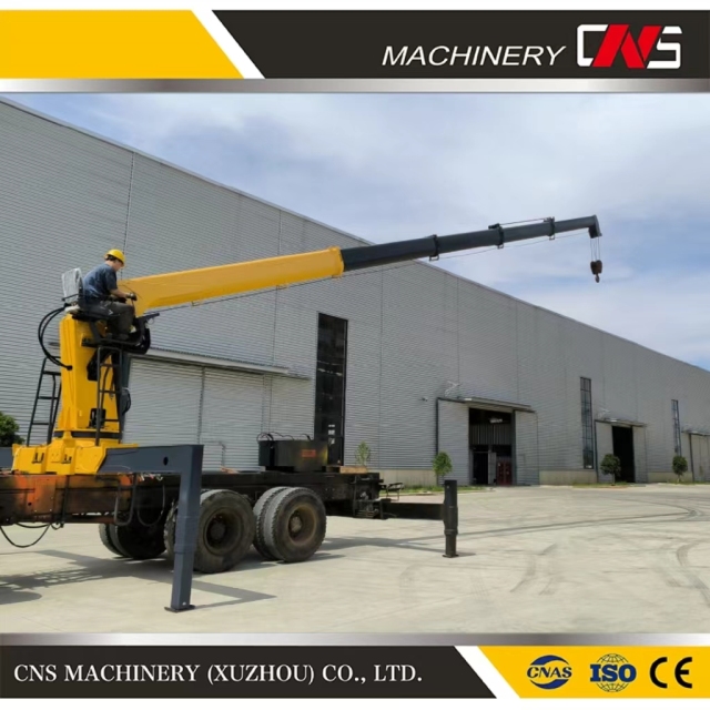 High Quality 10 Ton Hot Selling Hydraulic Telescopic Boom Truck Mounted Crane with CE Certificate