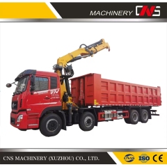 Hydraulic Folding Arm Lifting Machine Remote Control 10 Ton Hydraulic Lifting Knuckle Boom Installation Truck Crane