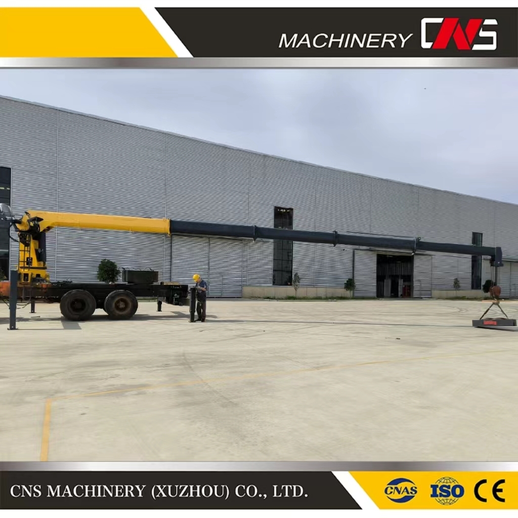 Construction Equipment Telescopic Boom 10 Ton Truck Mounted Crane Mini Hydraulic Straight Arm Lifting Crane for Sale