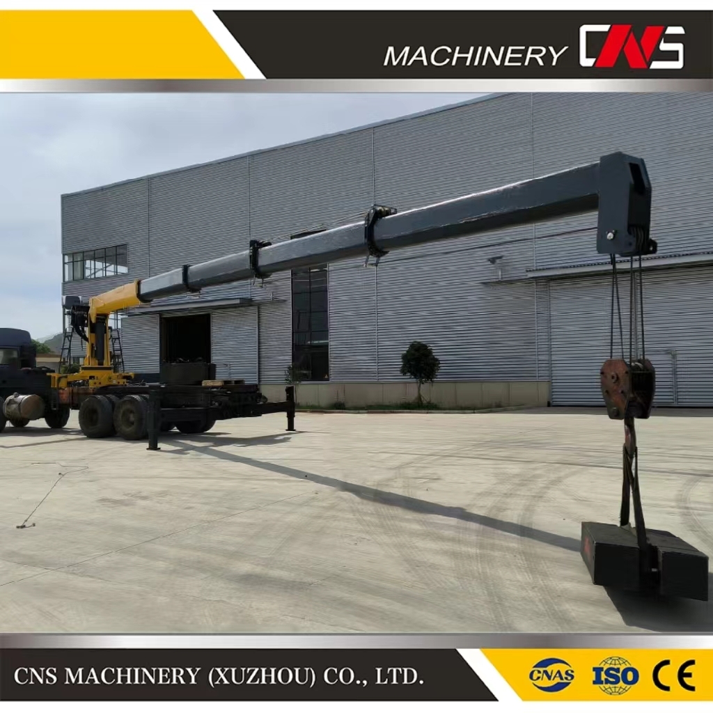 High Quality 10 Ton Hot Selling Hydraulic Telescopic Boom Truck Mounted Crane with CE Certificate