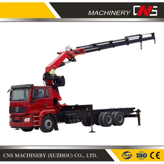 Reliable Supplier 16 Ton Remote Control Folding Arm Mobile Crane for Trucks Knuckle Boom Truck Mounted Crane