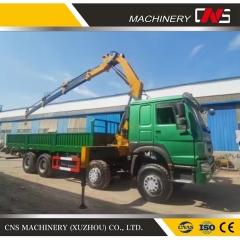Reliable Supplier 16 Ton Remote Control Folding Arm Mobile Crane for Trucks Knuckle Boom Truck Mounted Crane