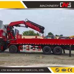 Hot Products 25 Ton Lifting Machine Folding Arm Construction Lorry Crane Knuckle Boom Truck Mounted Crane for Sale