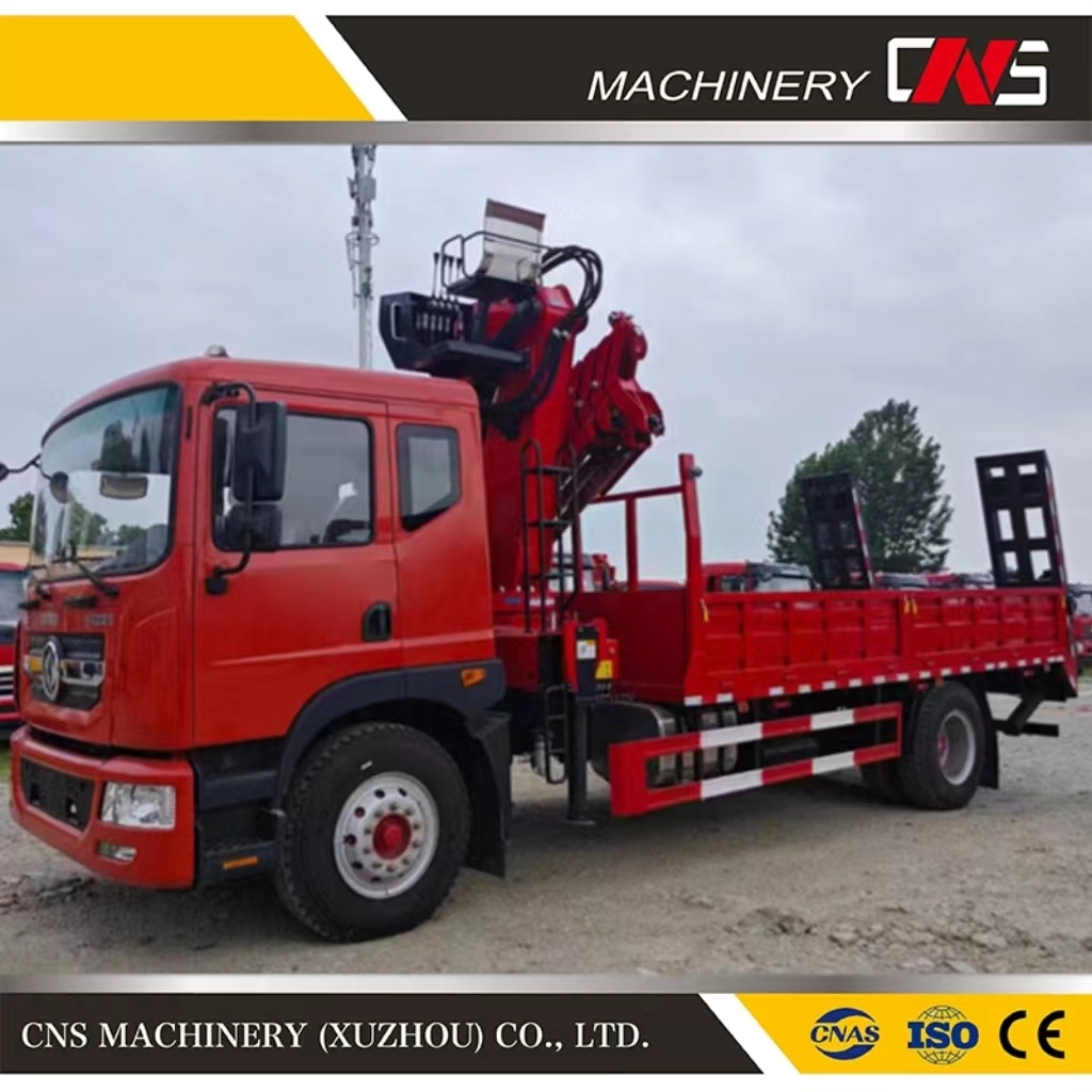 Hot Products 25 Ton Lifting Machine Folding Arm Construction Lorry Crane Knuckle Boom Truck Mounted Crane for Sale