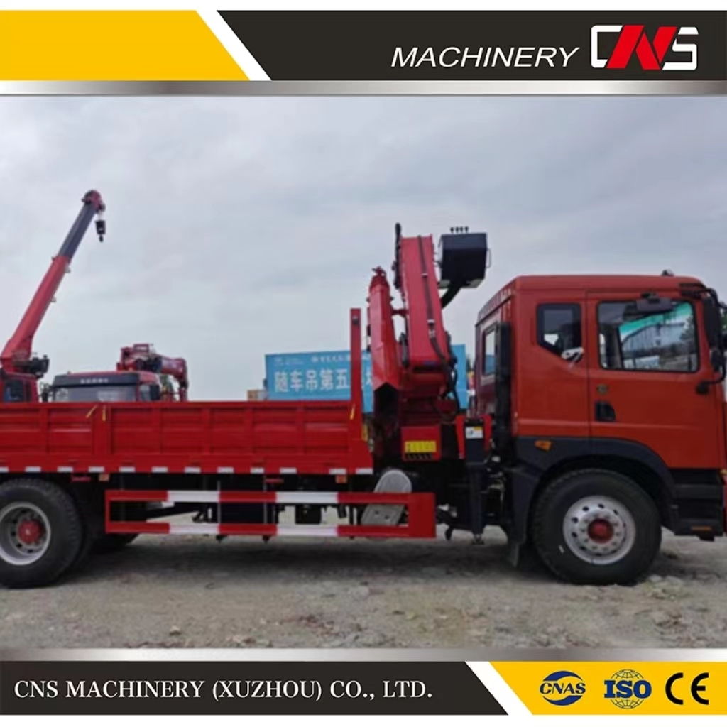 Hot Products 25 Ton Lifting Machine Folding Arm Construction Lorry Crane Knuckle Boom Truck Mounted Crane for Sale