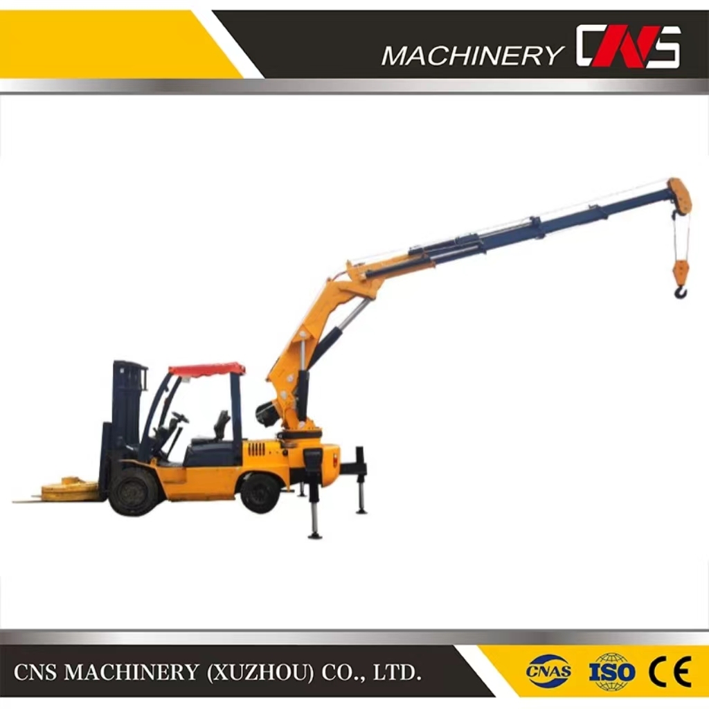 Factory Provided Agricultural Forklift Tail Crane Hydraulic Construction Project Forklift Crane for Sale