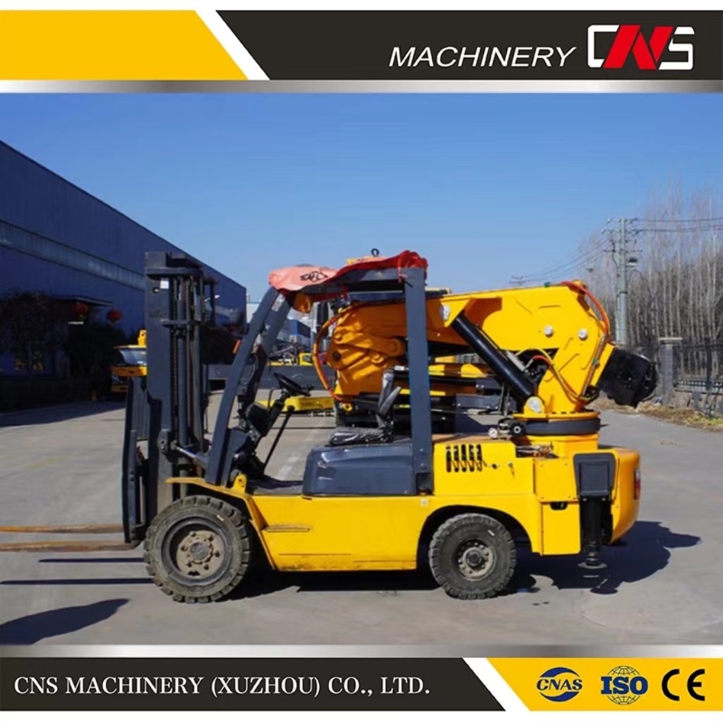 CE Certificate China Manufacturer Telehandler Knuckle Boom Hydraulic Forklift Tail Crane with High Quality