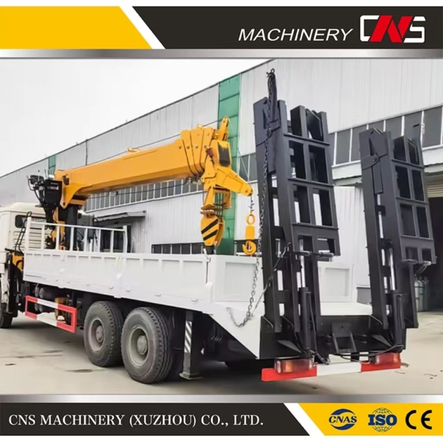 16 Ton Telescopic Boom Mobile Hydraulic Lifting Machine Construction Manipulator Straight Arm Truck Mounted Crane