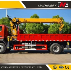 Made in China Lifting Equipment Machinery 5 Tons Telescopic Boom Truck Mounted Crane Hydraulic Straight Arm Mobile Crane