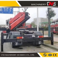 Compact 25 Ton Folding Arm Truck Mounted Crane Hydraulic Knuckle Boom Cargo Truck Crane for Hot Sale