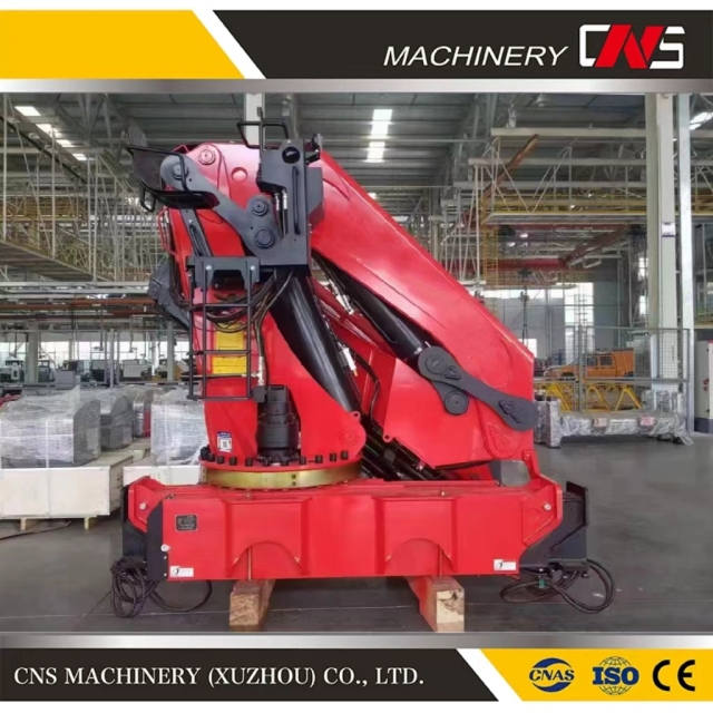 Hydraulic Multifunctional Knuckle Boom Truck Mounted Crane 25 Ton High Load Capacity Folding Arm Cargo Truck Crane