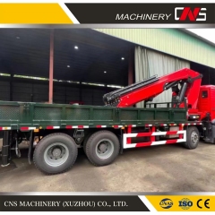 Compact 25 Ton Folding Arm Truck Mounted Crane Hydraulic Knuckle Boom Cargo Truck Crane for Hot Sale
