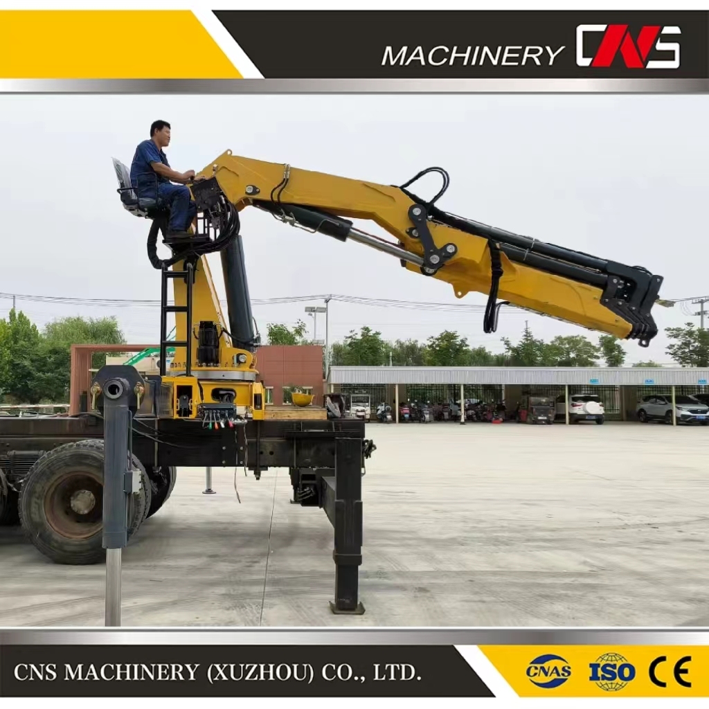 Best Selling CE Certified 16 Ton Hydraulic Knuckle Boom Towing Truck Crane Building Construction Mobile Truck Mounted Crane