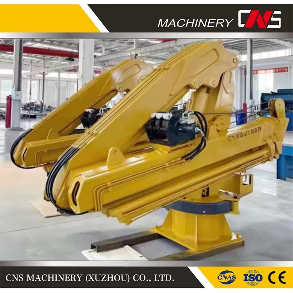 Good Price Customized 5 Ton Offshore Marine Folding Arm Crane Hydraulic Marine Knuckle Boom Crane for Boat