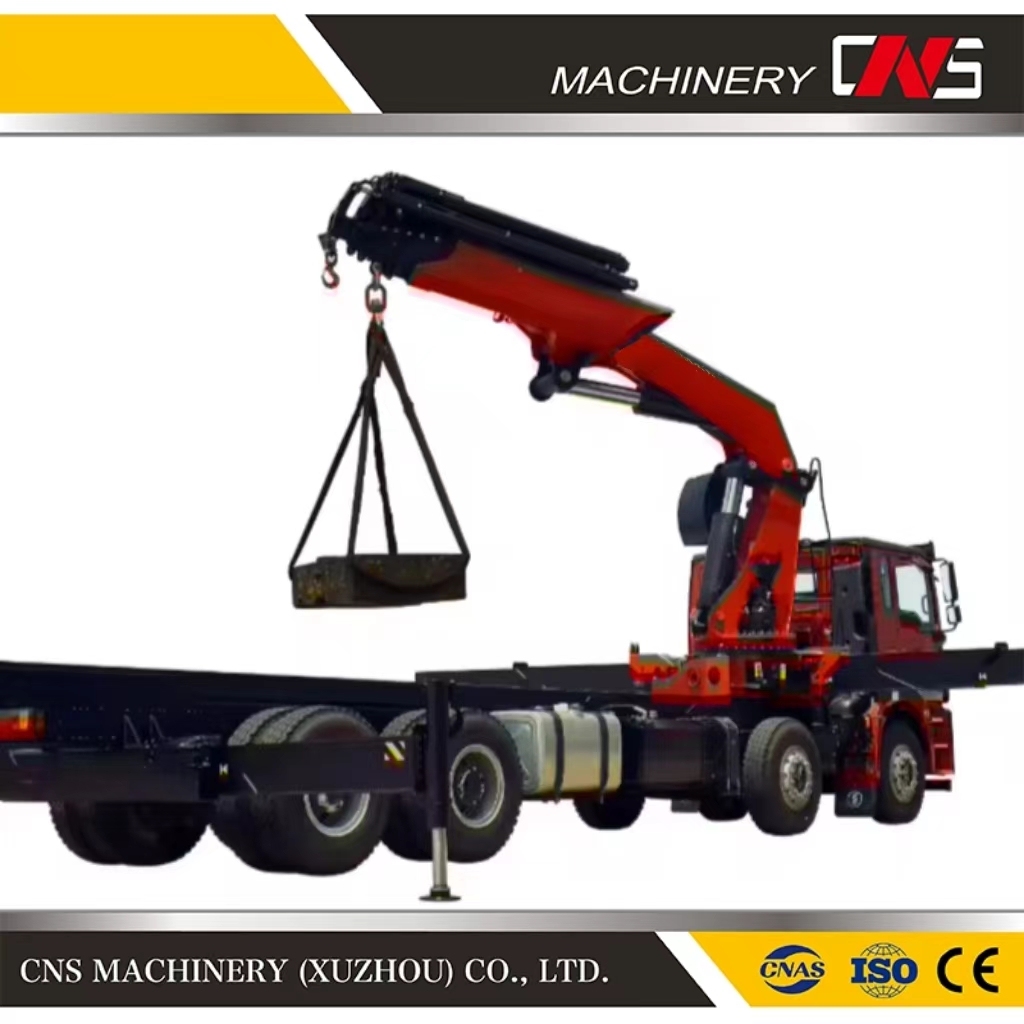 New Cargo Truck Folding Arm Crane China Factory Price 16 Ton Knuckle Boom Truck Mounted Crane for Sale