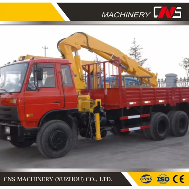 Factory Price 16 Ton Knuckle Boom Truck Mounted Cranes Folding Arm Tow Truck Crane Manipulator New Truck Crane