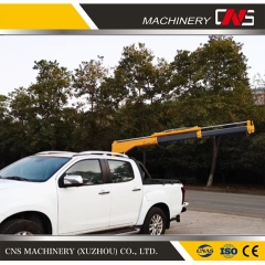 Chinese Supplier Small Car Bed Telescopic Jib Arm Load Lift Boom Mini Hydraulic Pickup Truck Mounted Crane