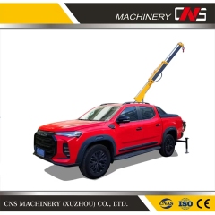 China Made Mini Pickup Electric Folding Arm New Truck Crane Hydraulic Pickup Truck Lifting Construction Equipment Pickup Crane