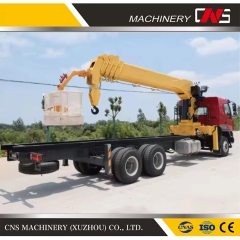 6.3 Ton Factory New 4-Section Telescopic Boom Hydraulic Straight Arm Boom Tow Truck Lorry Crane Lifting Truck Mounted Crane for Sale