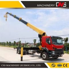 6.3 Ton Factory New 4-Section Telescopic Boom Hydraulic Straight Arm Boom Tow Truck Lorry Crane Lifting Truck Mounted Crane for Sale