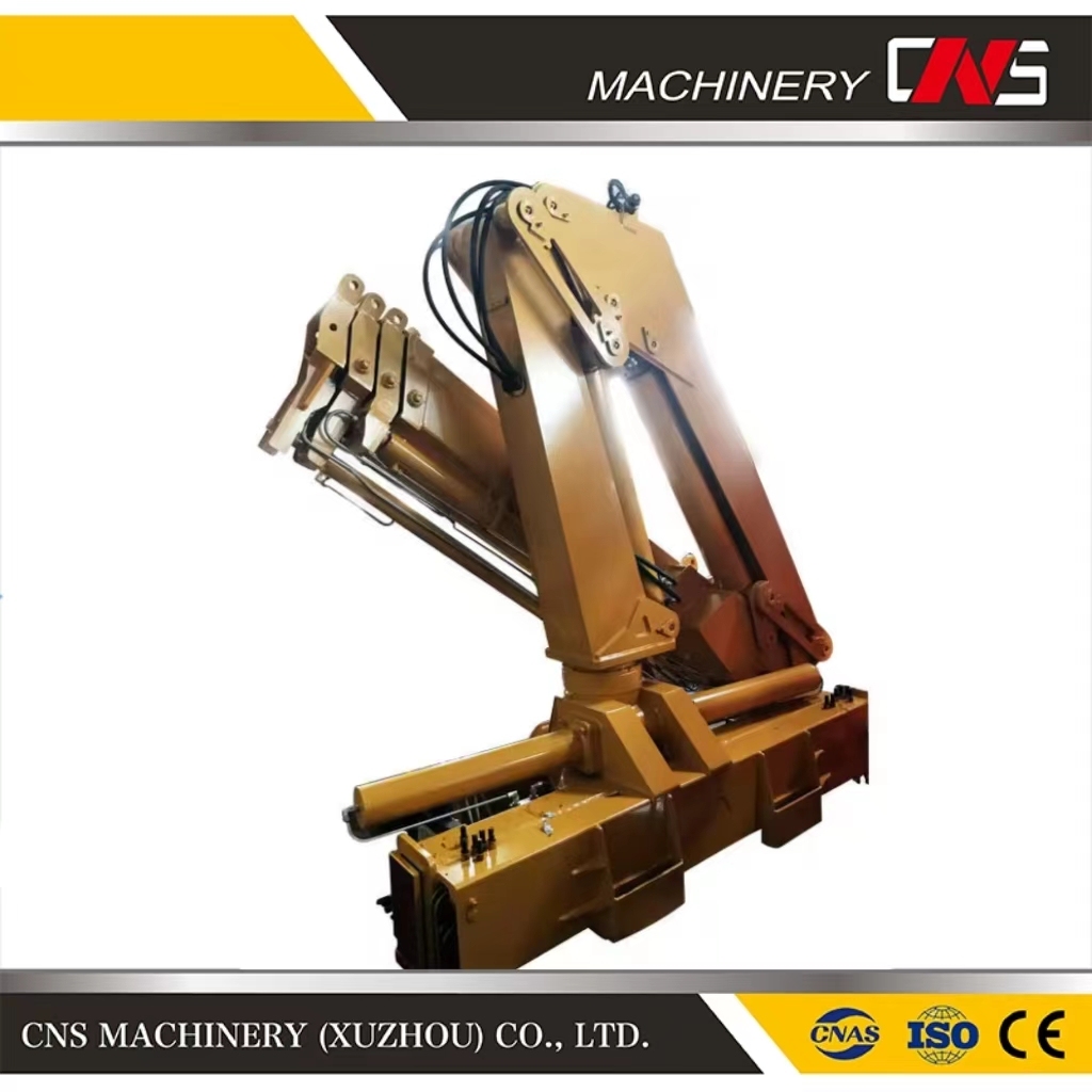 Hot Sale 5 Ton Hydraulic Lifting Knuckle Boom Truck Mounted Crane Folding Arm Mobile Crane Manufacturer for Construction