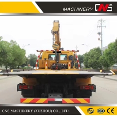China Xuzhou CE Certified 5 Ton Hydraulic Telescopic Boom Structure Easy to Install Building Construction Mobile Truck Crane