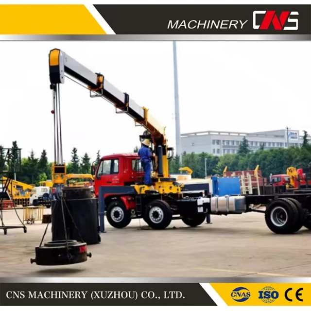 Cns Hydraulic Lifting Crane Straight Arm Truck Mounted Crane High Quality Custom Telescopic Boom Crane