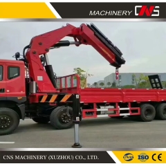 High Quality Folding Arm Truck Mounted Crane Industrial Knuckle Boom Crane Lifting Equipment Truck Crane 25 Ton for Sale