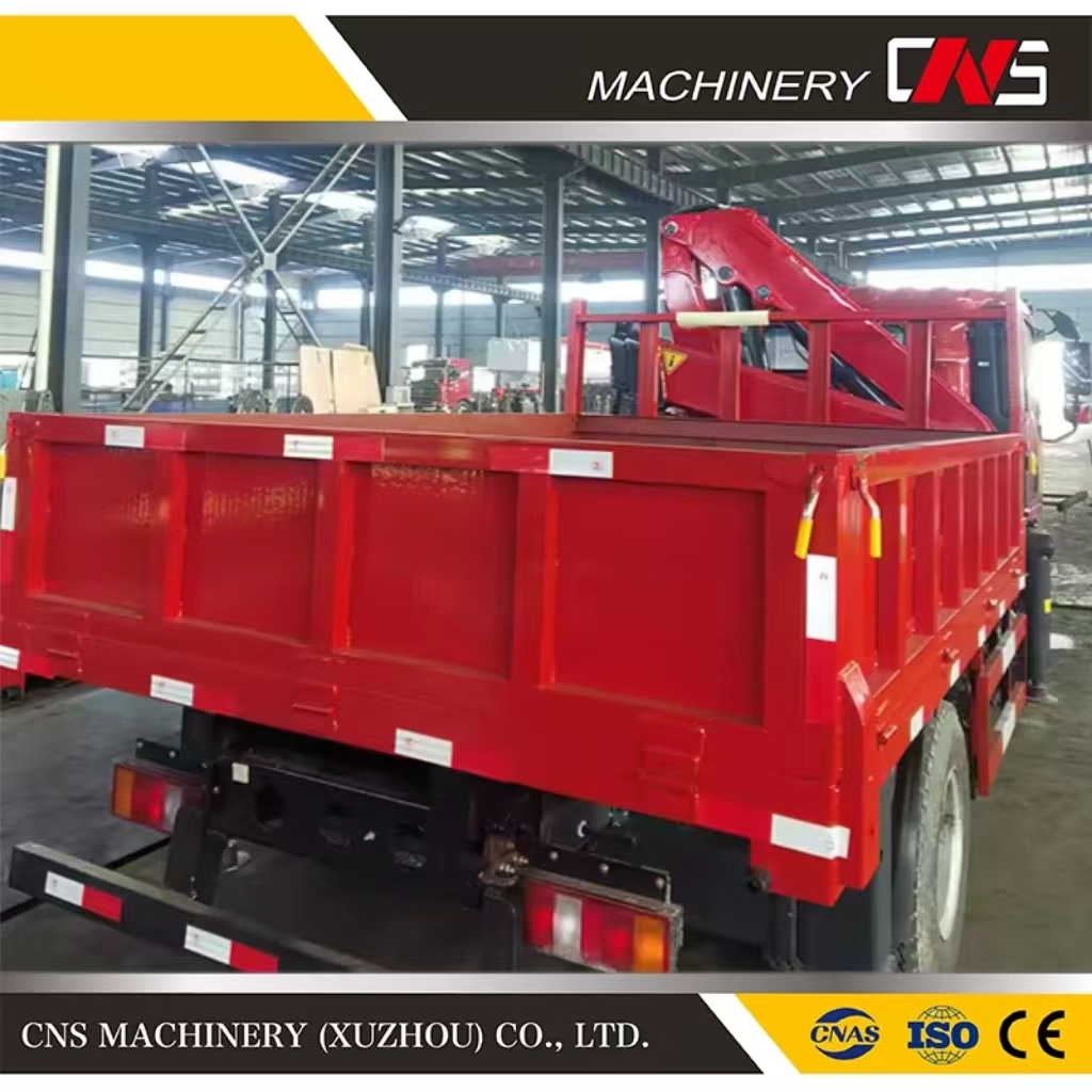 China Brand Construction Lifting Crane Machine Price 4 Ton Knuckle Boom New Truck Crane Hydraulic Folding Arm Truck Mounted Crane with Quality Guarantee